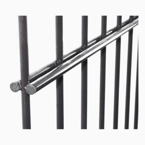 2D plotový panel antracit, výška 1630 mm, oko 50 × 200 mm – moderné oplotenie pre záhrady a rodinné domy
