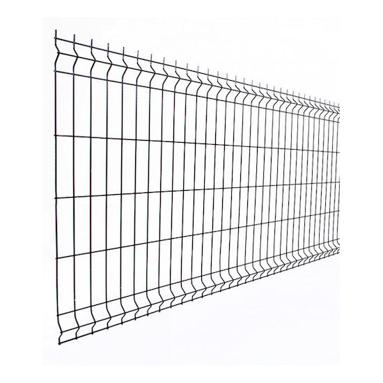 Plotový panel 3D EKO výška 1230 mm, oko 55 × 200 mm, antracit – pozinkovaný a poplastovaný panel na moderné a bezúdržbové oplotenie domov a záhrad