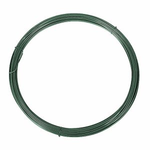 Napínací drôt ZN+PVC, zelený, 52/78 m