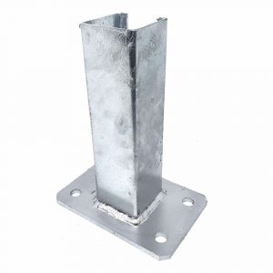 Platňa na stĺp 60 x 60 mm, pozinkovaná