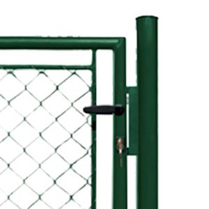 Brána jednokrídlová 950/1200/1450/1550/1750/1950 x 1085 mm, štvorhranné pletivo, zelená