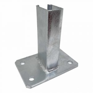 pletiva Platňa na stĺp 60 x 40 mm, pozinkovaná