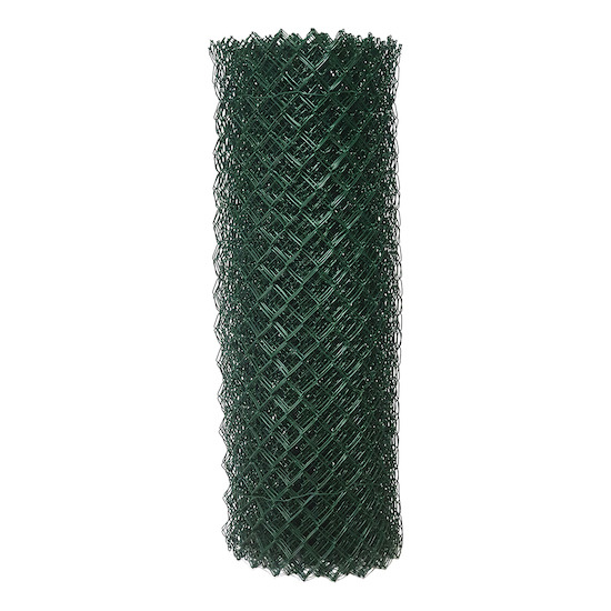 Zelené pletivo, zelene pletivo, Štvorhranné pletivo ZN+PVC 1800 mm, oko 55×55 mm, zelené plotové pletivo, balenie 10 m – pevné a odolné pletivo na oplotenie domu, záhrady a pozemku