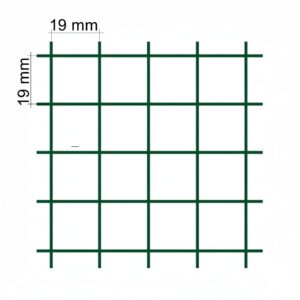 Chovateľská zváraná sieť ZN+PVC, výška 500 mm, oko 19 x 19 mm, 5 m