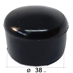 Pletiva čiapočka na stĺpik 38mm, čierna farba