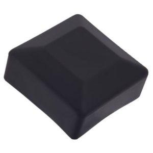 Čiapočka na stĺpik 100/60 x 100/60 mm, čierna
