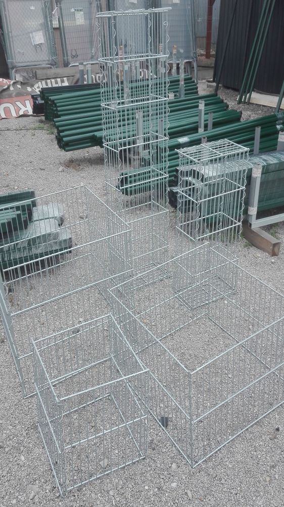 Gabionový koš 0,5 x 0,5 x 0,5 m, oko 50 x 100 mm, HORIZONTÁLNE – Obrázok 6