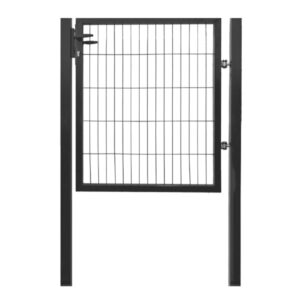 Brána jednokrídlová 1000 x 1000 mm, zváraná sieť, antracit