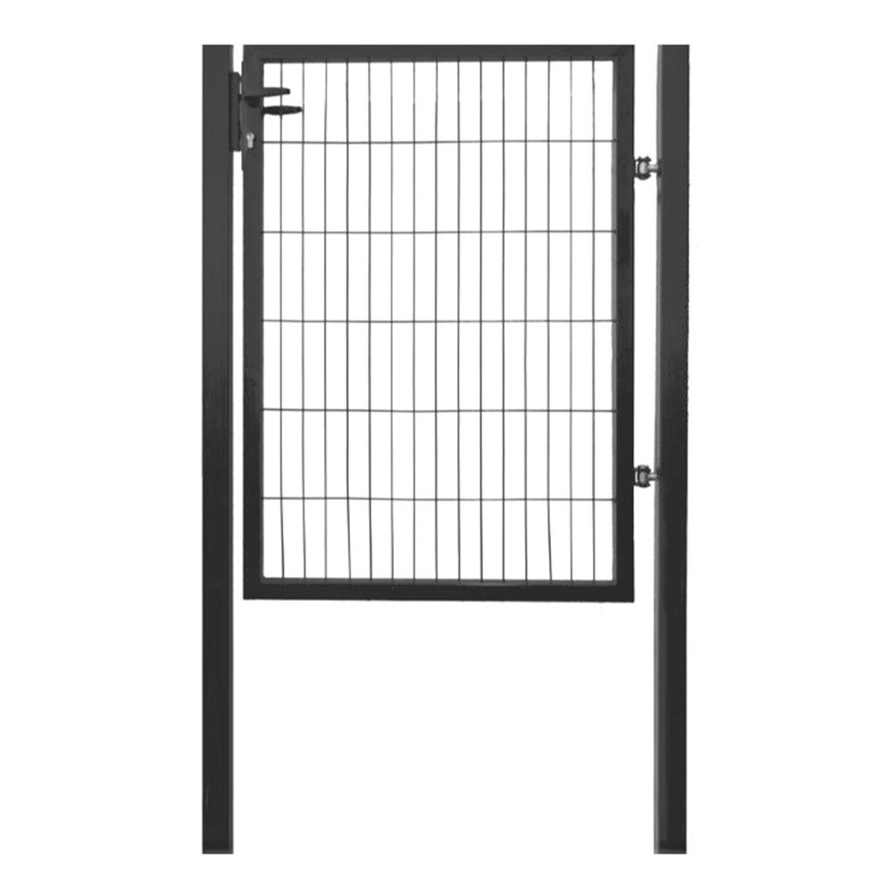 Brána jednokrídlová 1250 x 1000 mm, zváraná sieť, antracit