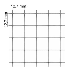Chovateľská zváraná sieť ZN, výška 1000 mm, oko 12,7 x 12,7 mm, 10 m