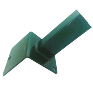 Platňa na stĺp 60 x 40 mm v tvare "L", zelená
