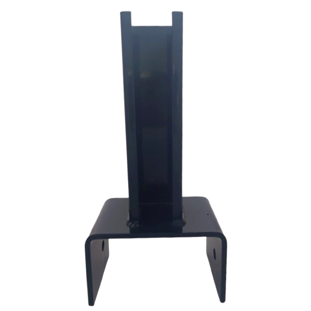 Platňa na stĺp 60 x 40 mm v tvare "U", antracit