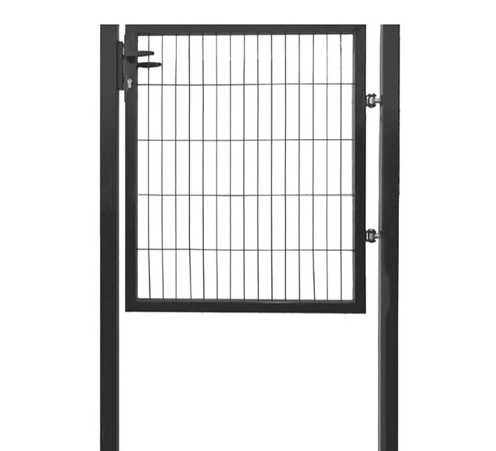 Brána jednokrídlová 1000 x 1000 mm, 2D panel, antracit
