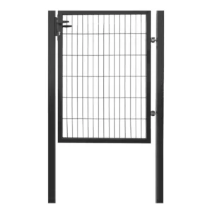 Brána jednokrídlová 1250 x 1000 mm, 2D panel, antracit