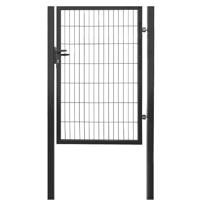 Brána jednokrídlová 1500 x 1000 mm, 2D panel, antracit