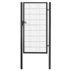 Brána jednokrídlová 1750 x 1000 mm, 2D panel, antracit