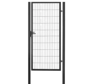 Brána jednokrídlová 2000 x 1000 mm, 2D panel, antracit