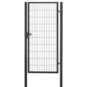 Brána jednokrídlová 2000 x 1000 mm, 2D panel, antracit