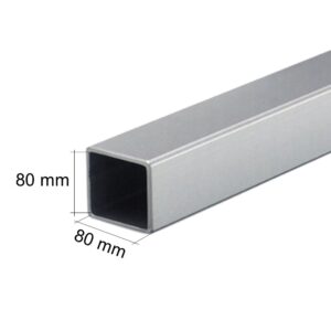 Joklový profil 80x80x3,0 mm, dĺžka 2000 mm, pozinkovaný