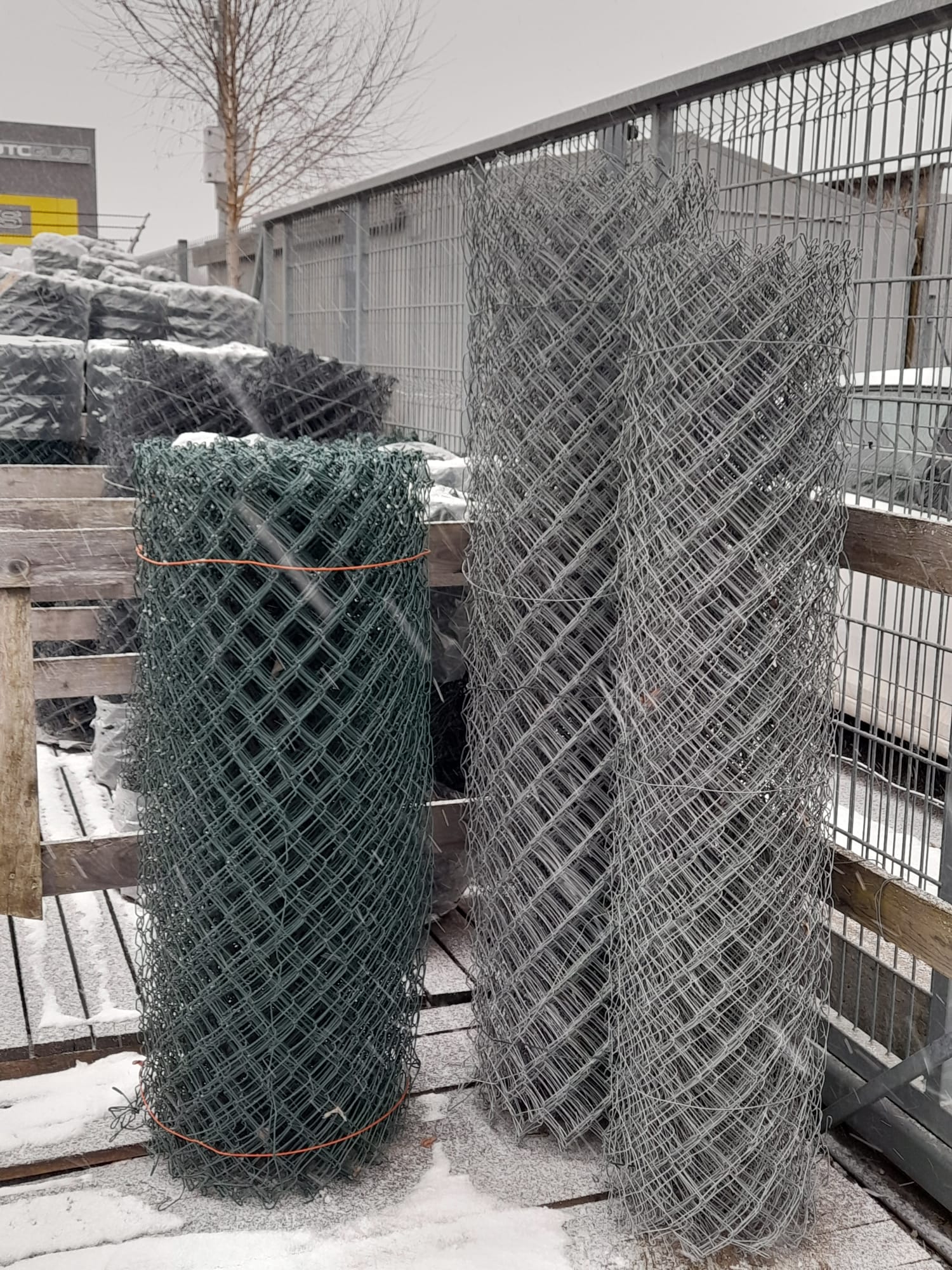 Lacné pletivo štvorhranné, výška 1200 mm, oko 55 x 55 mm, 25 m, zelené – Obrázok 3